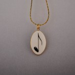 Oval Note Necklace
