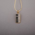 Rectangle Keyboard Necklace