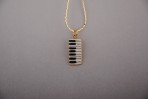 Rectangle Keyboard Necklace