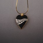 Wavy Heart Note Necklace