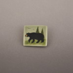 Bear Tea Green Pin