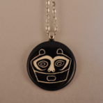 She Who Watches Necklace – Black